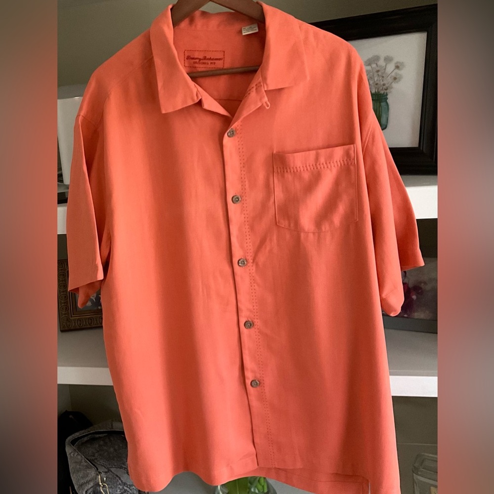 Tommy Bahama Island Zone Camp Shirt Sz L - Picture 2 of 10
